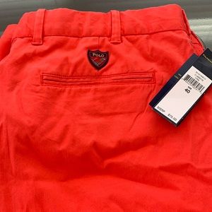 Polo Golf Chinos Coral NWT Size 40